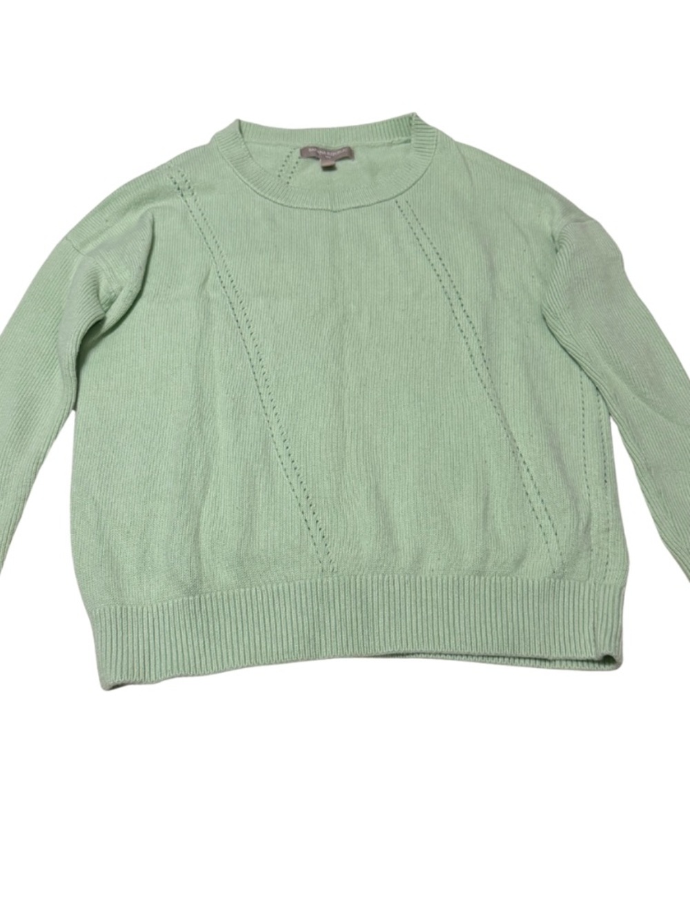 Banana republic XS Light Green Crewneck Sweater